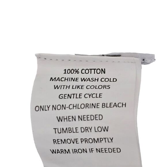 Monograph Black Creme‎ Embroidered Eyelet Crochet Scalloped Ruffle Sleeve Top L - Picture 9 of 13